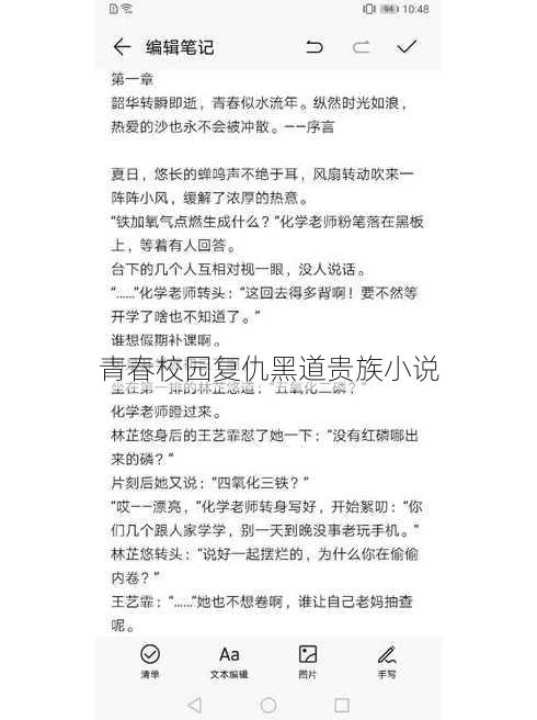 青春校园复仇黑道贵族小说