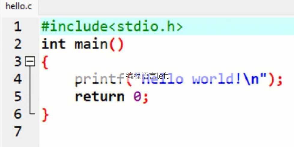 编程语言left