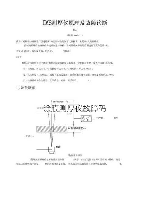 涂膜测厚仪故障码