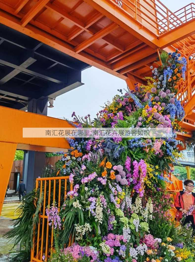 南汇花展在哪里;南汇花卉展游客如织