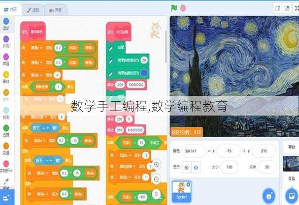 数学手工编程,数学编程教育