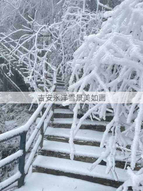 吉安永洋雪景美如画