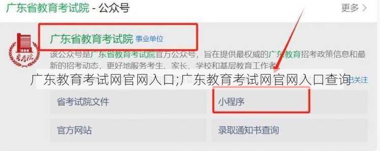 广东教育考试网官网入口;广东教育考试网官网入口查询