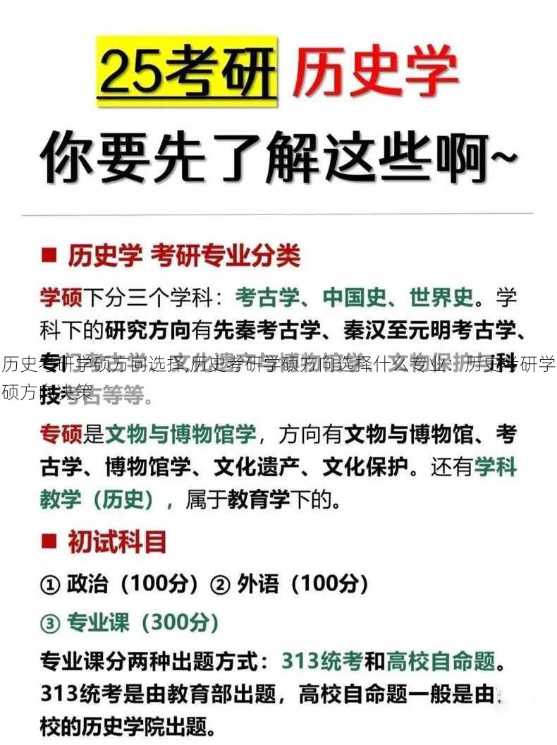 历史考研学硕方向选择,历史考研学硕方向选择什么专业：历史考研学硕方向决策