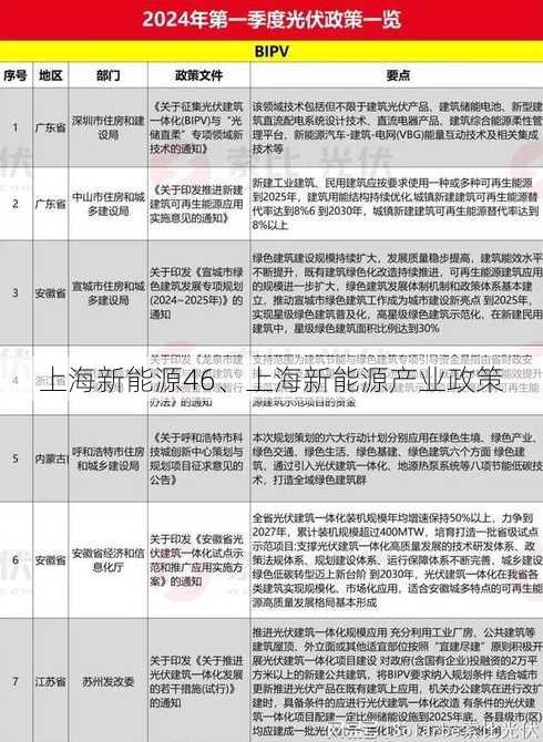 上海新能源46、上海新能源产业政策