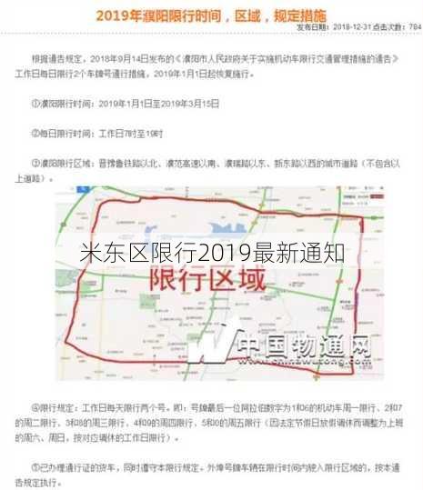 米东区限行2019最新通知