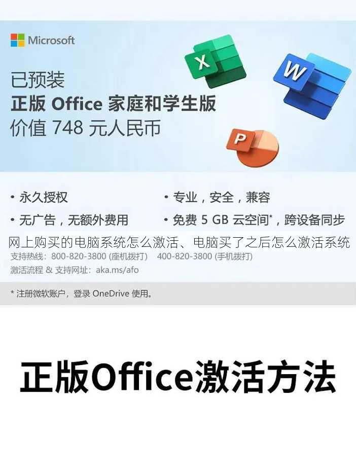 网上购买的电脑系统怎么激活、电脑买了之后怎么激活系统