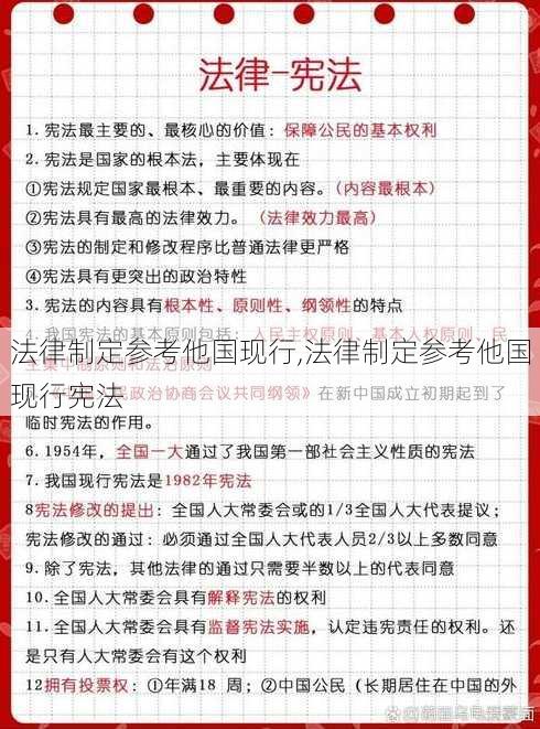 法律制定参考他国现行,法律制定参考他国现行宪法