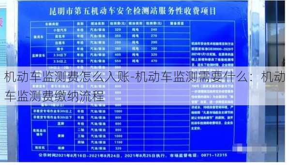 机动车监测费怎么入账-机动车监测需要什么：机动车监测费缴纳流程