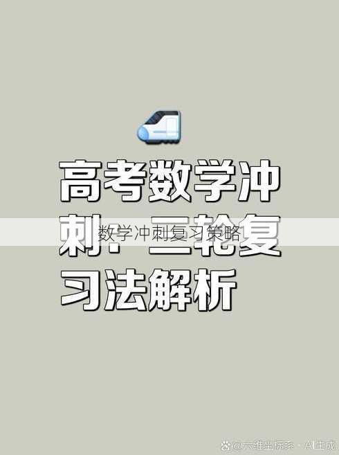 数学冲刺复习策略