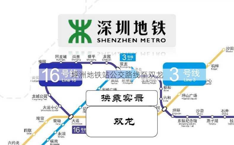 坪洲地铁站公交路线至双龙